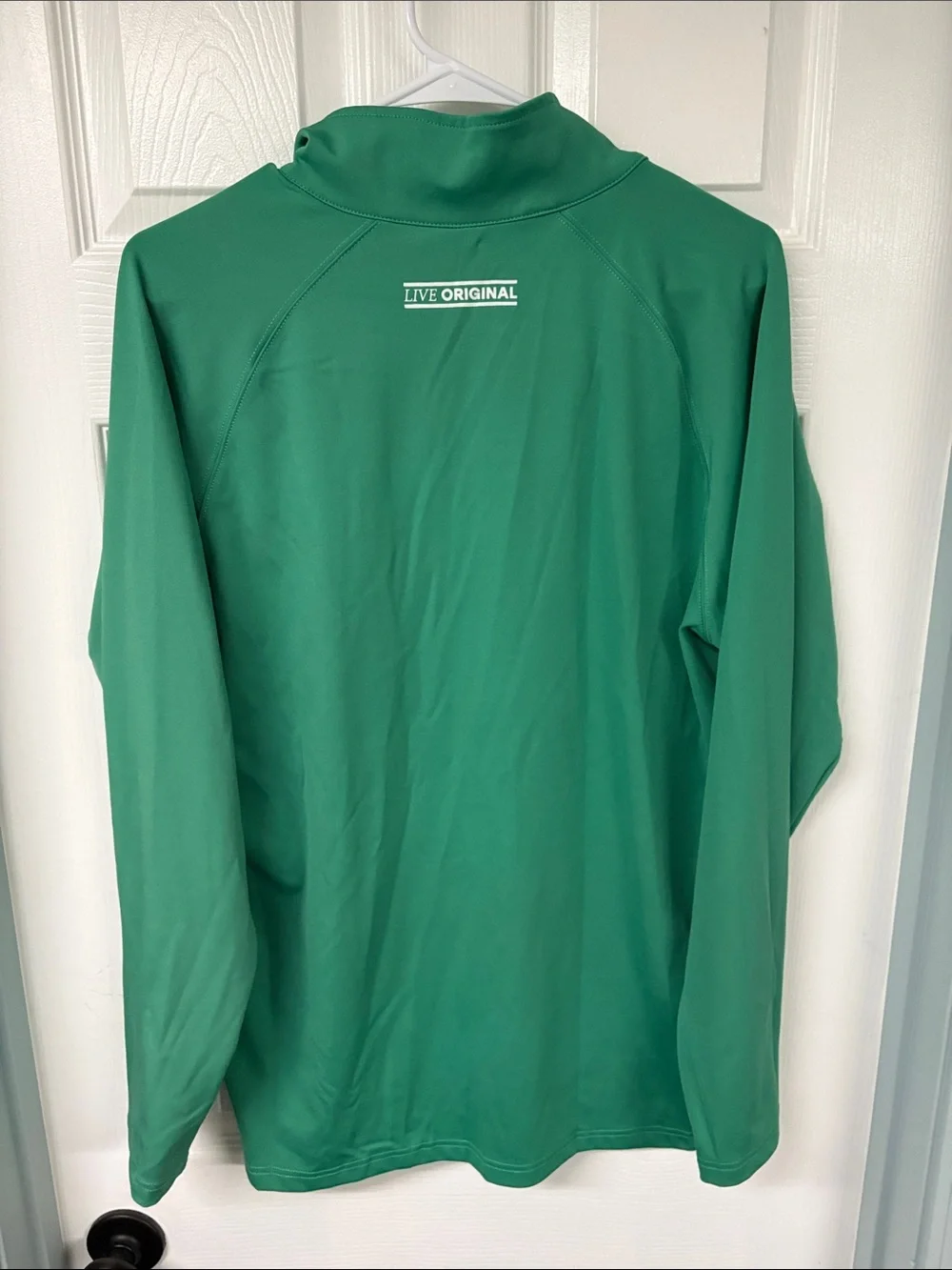 Men's Seafoam Green Quarter-Zip Pullover